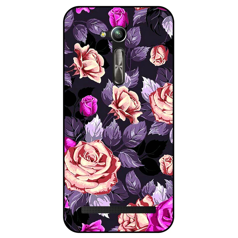 کاور مگافون طرح گل مدل 1652 مناسب برای گوشی موبایل ایسوس Zenfone Go / ZB452KG