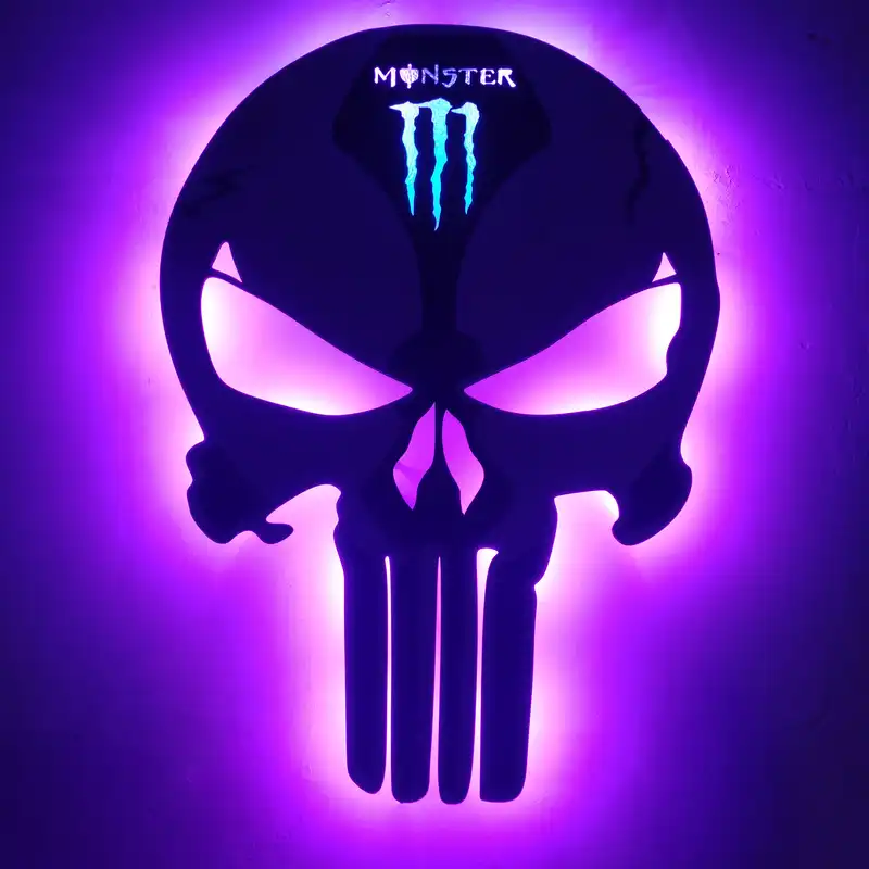 چراغ دیواری مدل اسکلت طرح مانستر