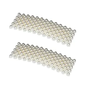 گیره مو زنانه مدل تق تقی مرواریدی 0004 بسته دو عددی