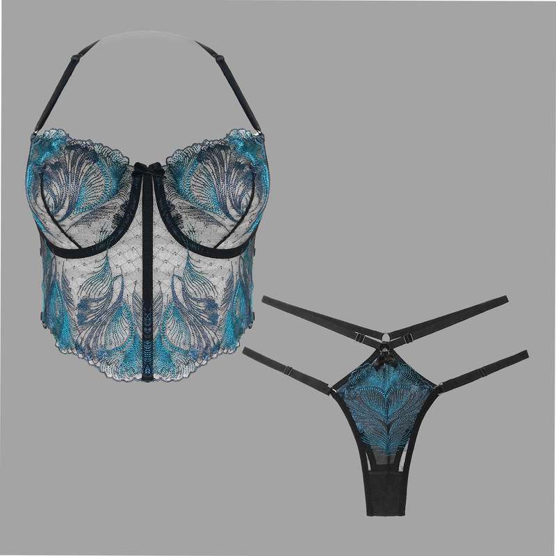 ست شورت و سوتین زنانه مدل فاق بلند کد 3508 رنگ سبز تیره