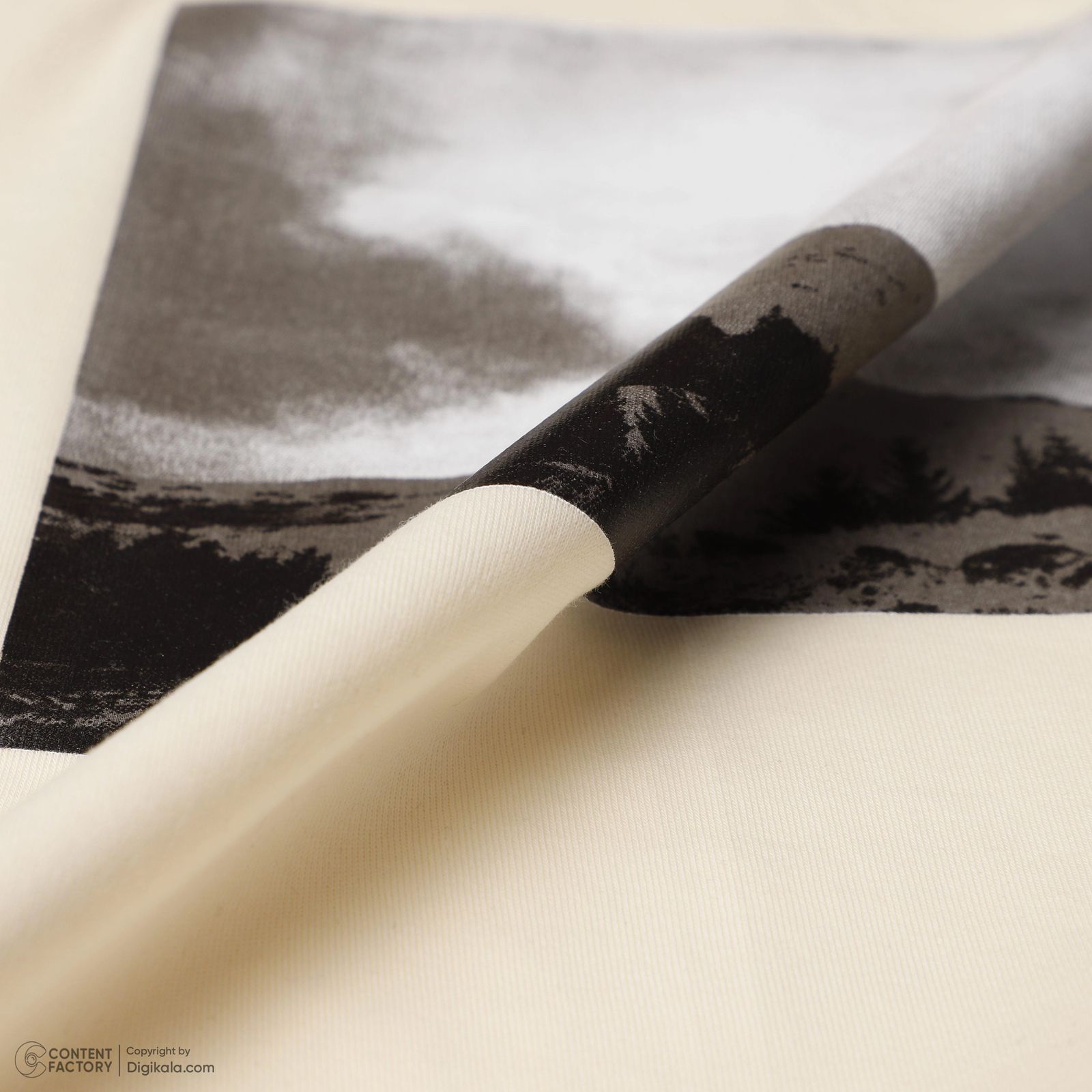 تی شرت آستین کوتاه مردانه ناربن مدل طبیعت -  - 5