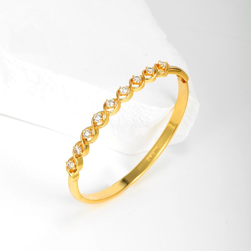 دستبند زنانه ژوپینگ مدل نگینی -  - 2