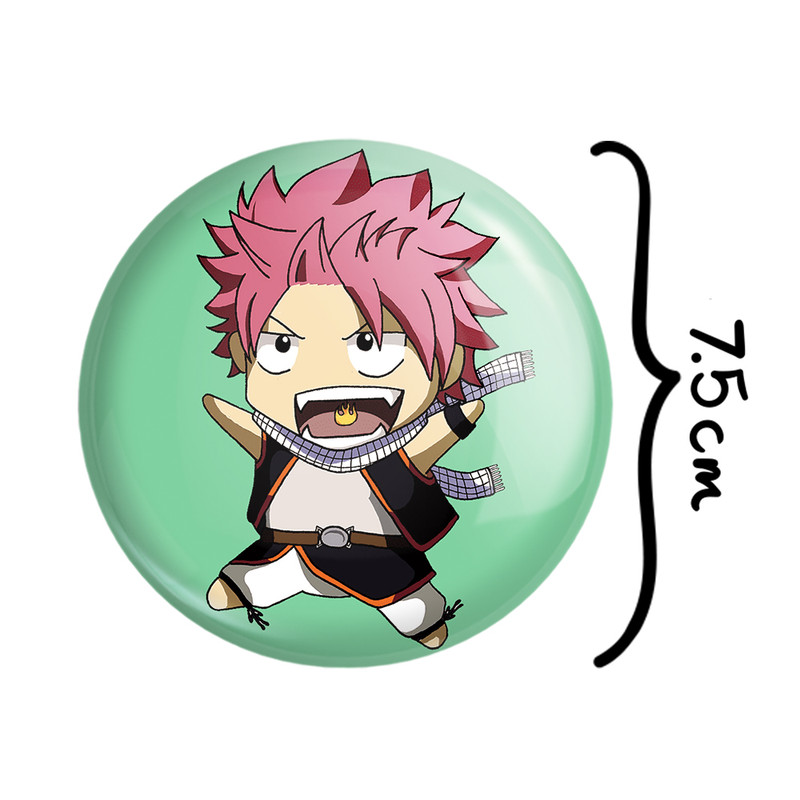 آینه جیبی خندالو مدل ناتسو انیمه فری تیل Fairy Tail  کد 16501