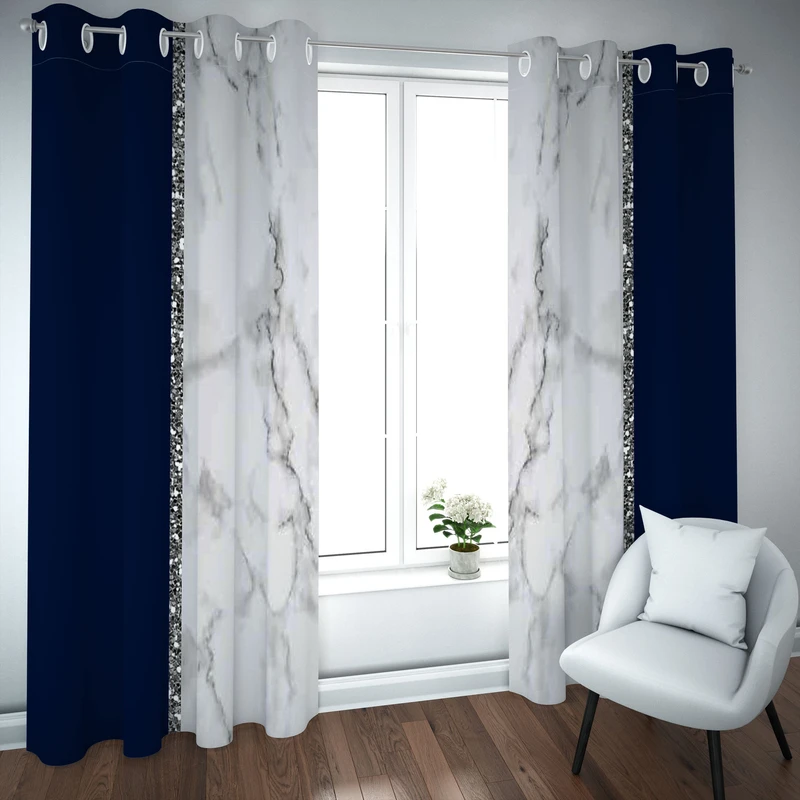 پرده مدل چاپی هازان سایز 300×150 سانتی متر 