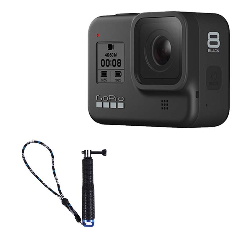 دوربین فیلم برداری ورزشی گوپرو مدل HERO8 Black به همراه مونوپاد دوربین فیلم برداری ورزشی گوپرو مدل HERO8 Black به همراه مونوپاد