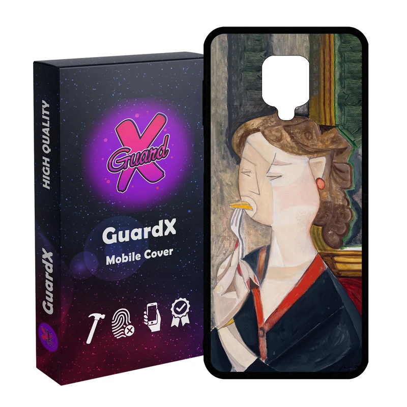 کاور گارد ایکس طرح نقاشی مدل 10950 مناسب برای گوشی موبایل شیائومی Redmi Note9 Pro/Note 9 Pro Max/Redmi Note 9S/MI Poco M2 Pro