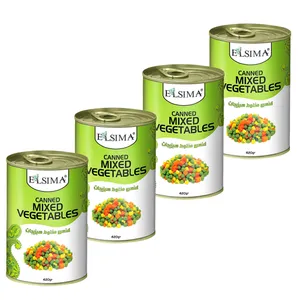 کنسرو مخلوط سبزیجات السیما - 420 گرم بسته 4 عددی
