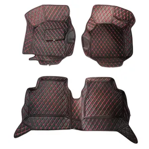 کفپوش 5 بعدی خودرو مدل Ts چرم گلدوزی مناسب برای پراید