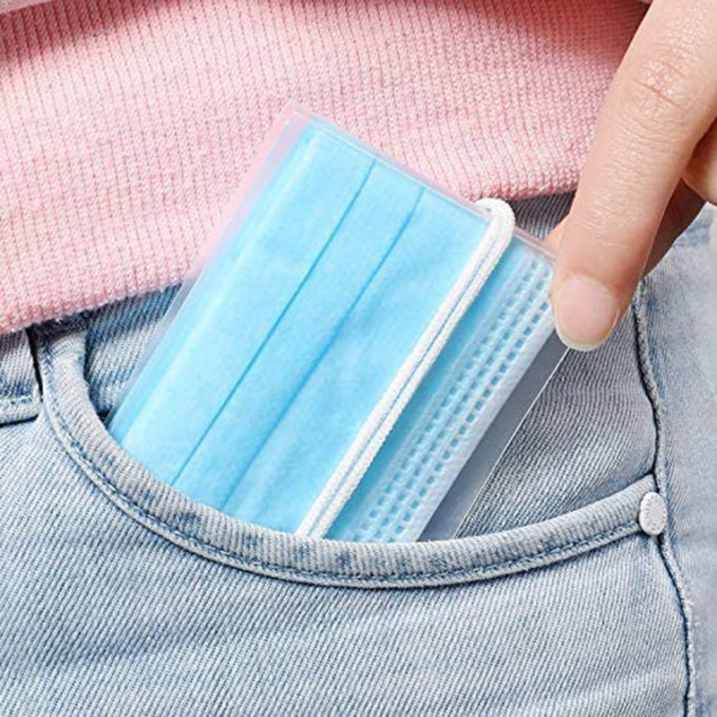 کاور نگهدارنده ماسک صورت مدل PU-03 بسته 3 عددی