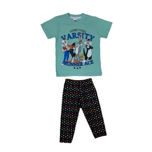 ست تی شرت و شلوارک دخترانه مدل Z039