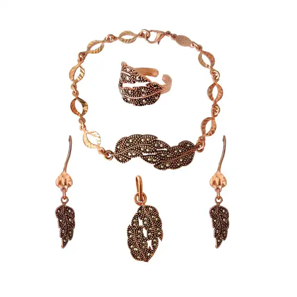 نیم ست زنانه مدل مارگازیت گل یاس کد JW323