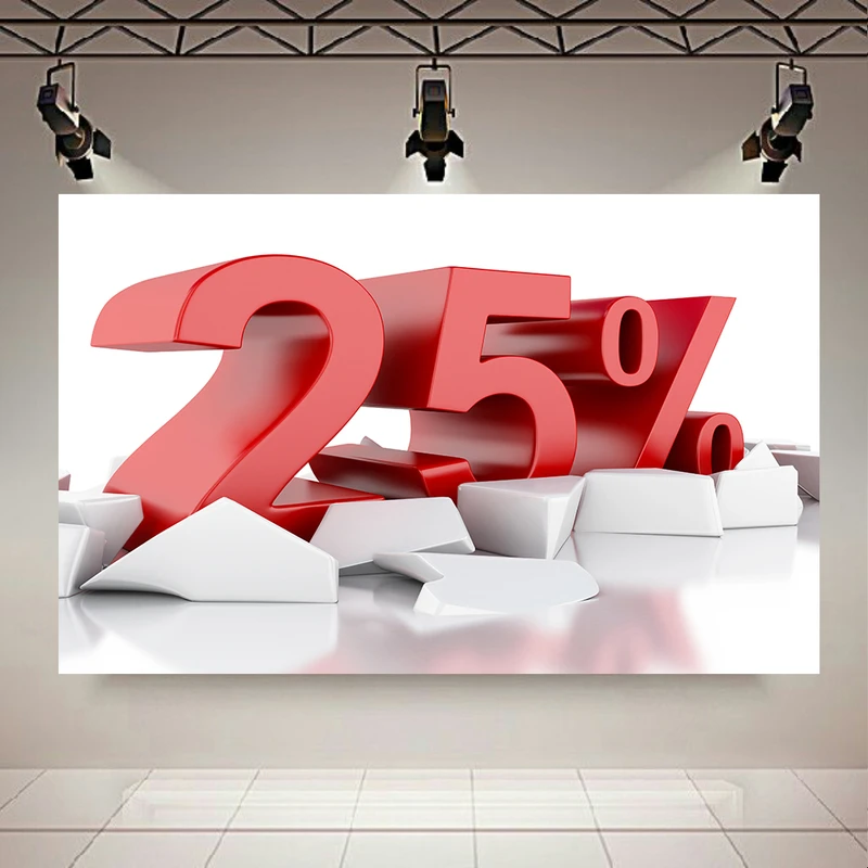 پوستر طرح تخفیف مدل 25درصد کد AR304294