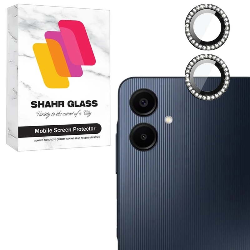 محافظ لنز دوربین شیشه‌ای شهر گلس مدل NRIS20 مناسب برای گوشی موبایل سامسونگ Galaxy A06 4G / A06 5G