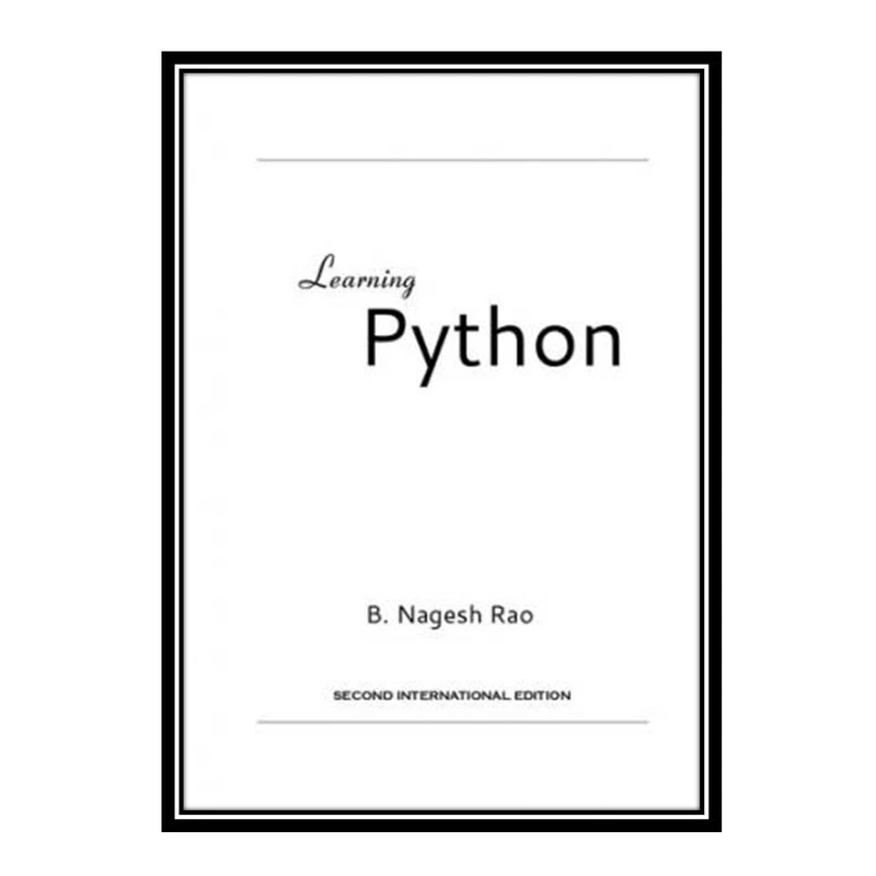 کتاب Learning Python اثر Nagesh Rao انتشارات مؤلفین طلایی