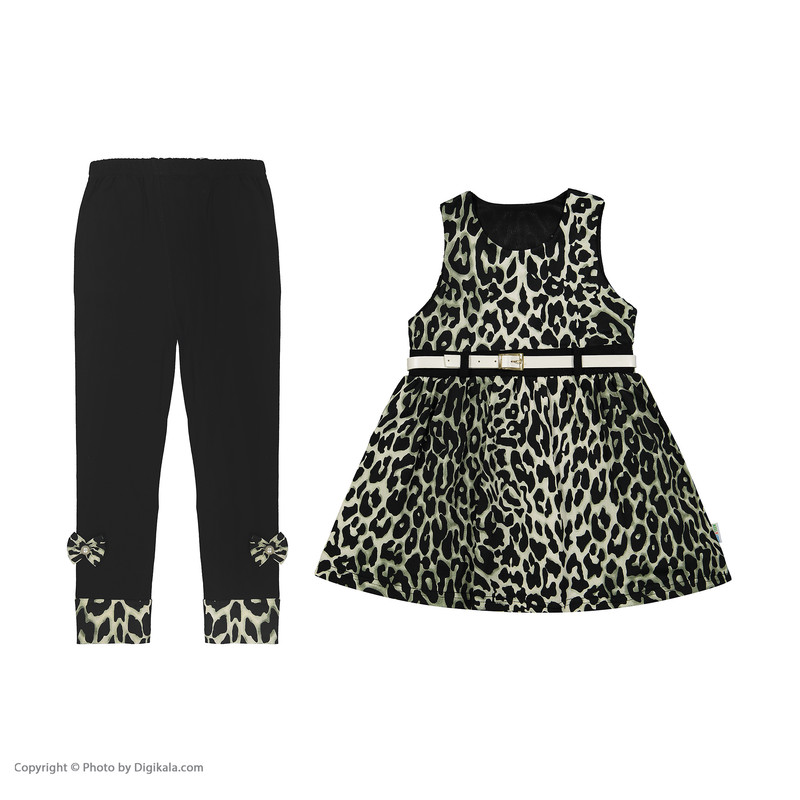 ست پیراهن و شلوار دخترانه مدل 110