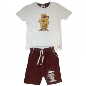 ست تی شرت و شلوارک بچگانه مدل ویکانی