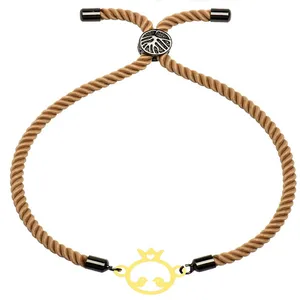 دستبند طلا 18 عیار زنانه الن نار طرح انار مدل N100808