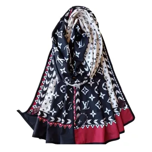 شال زنانه لویی ویتون مدل نخی تابستانه کد F10
