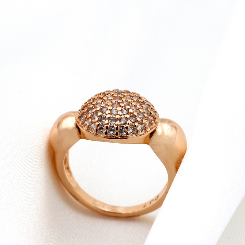 انگشتر زنانه ژوپینگ مدل نگینی  کد TR-67