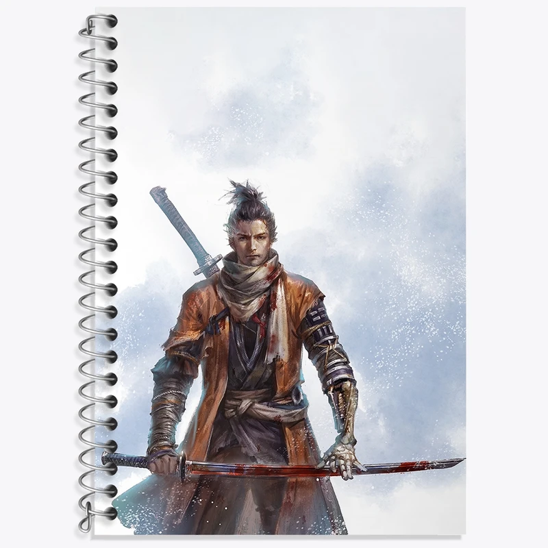 دفتر لغت 50 برگ خندالو طرح بازی سکیرو (sekiro) کد 31701