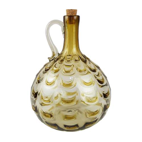 بطری شیشه ای مدل قرابه دسته دار کد 005