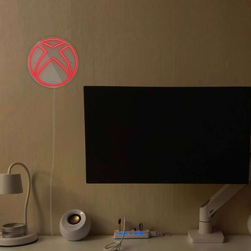 چراغ دیواری نئون دیزاین طرح Xbox-GL_RD