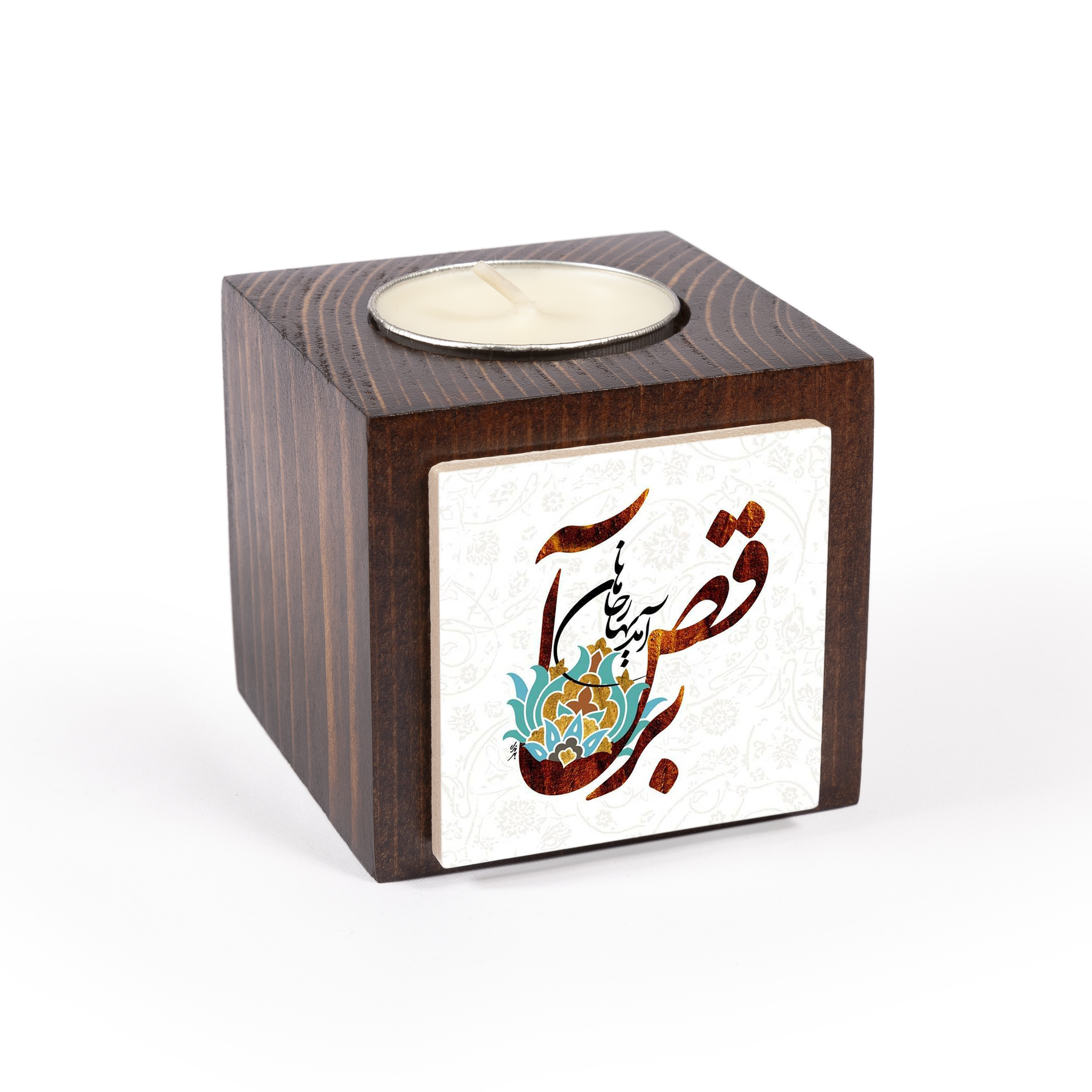 جاشمعی چوبی بیندو طرح شعر نستعلیق بهار مدل JSHBD151