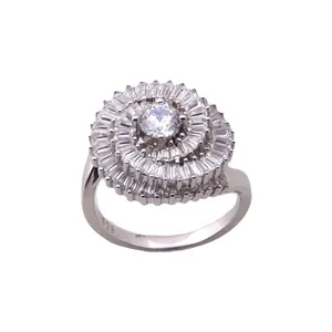 انگشتر نقره زنانه مدل ZAAB 266 S