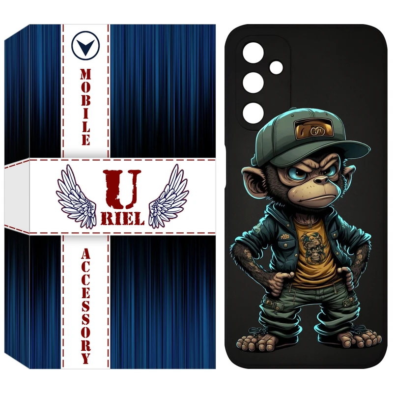 کاور یوریل مدل KSH کد 37 طرح Monkey مناسب برای گوشی موبایل سامسونگ Galaxy M14