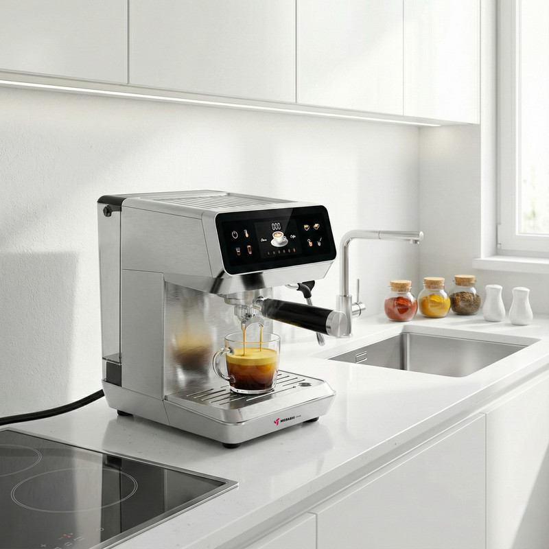 اسپرسو ساز 1800 میلی‌لیتر مباشی مدل ME-ECM2119