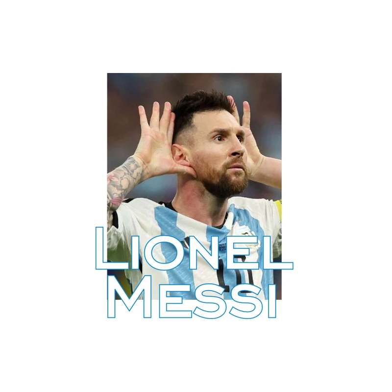 استیکر لپ تاپ و موبایل مدل لیونل مسی کد 009-101-0030