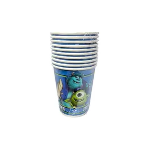 لیوان یکبار مصرف مدل هیولا کد MonstersUniversityglass2 مجموعه 10 عددی