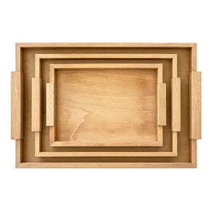 سینی دسته دار مدل مستطیل سایز 40*24 سانتی متر 