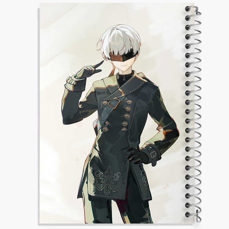 دفتر لیست خرید 50 برگ خندالو طرح بازی نیر اتوماتا (Nier Automata)  کد 31577