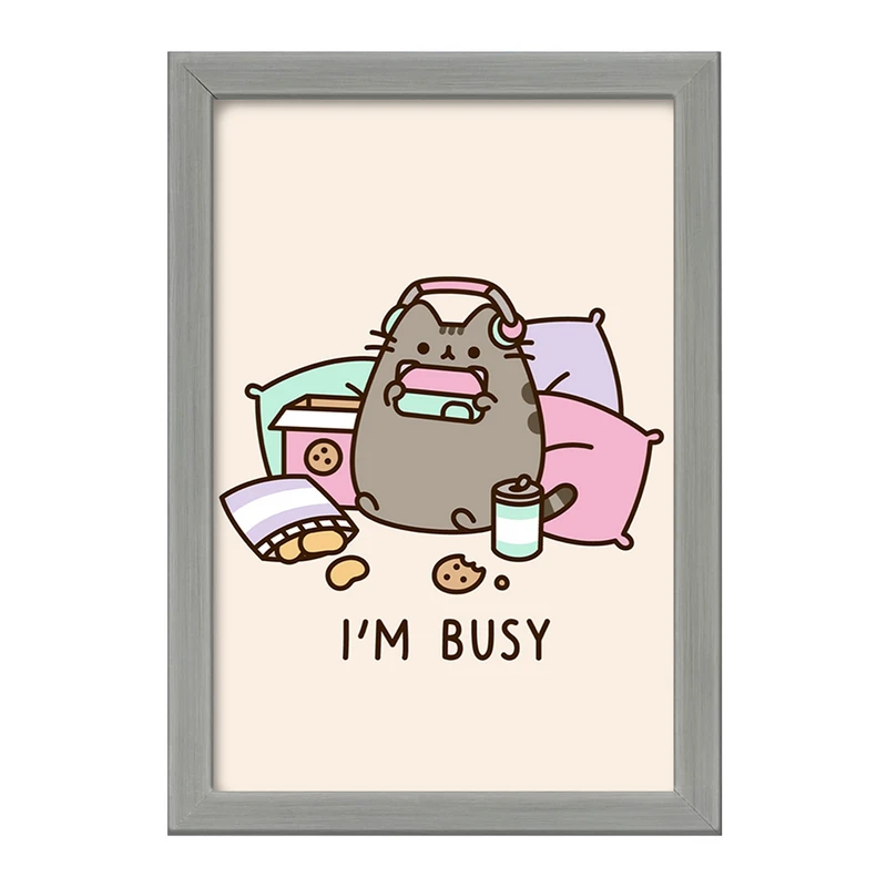 تابلو خندالو طرح پوشین گربه بامزه کد 26606