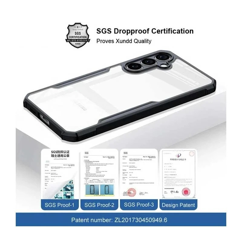 کاور اپیکوی مدل Xundd Beatle مناسب برای گوشی موبایل سامسونگ Galaxy S25 FE