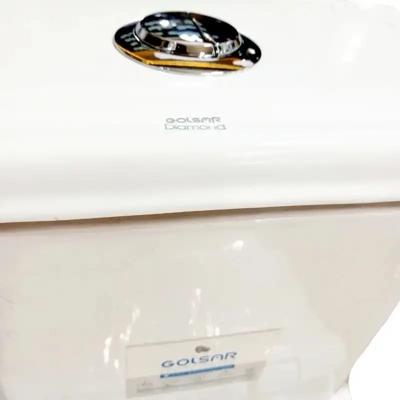 توالت فرنگی دو زمانه گلسار مدل دایموند