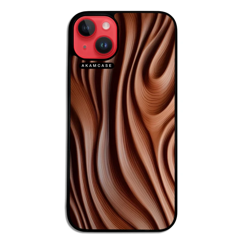 کاور آکام مدل AMC-WA14PLUS-WOOD-6 مناسب برای گوشی موبایل اپل iPhone 14 Plus