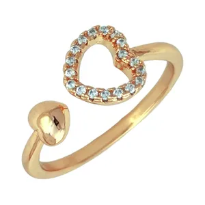 انگشتر زنانه ژوپینگ مدل قلب کد R4350