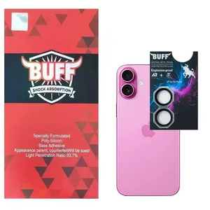  Buff Hexagon Metal Arlenz Protector For Apple IPhone 16 / 16 Plus 