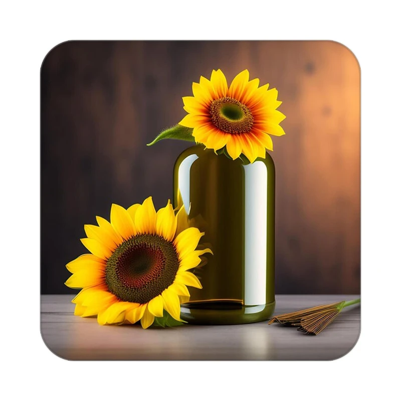 زیر لیوانی کاکتی طرح گل مدل mp19343