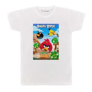 تی شرت بچگانه پرمانه طرح پرندگان خشمگین کد pmt.4461