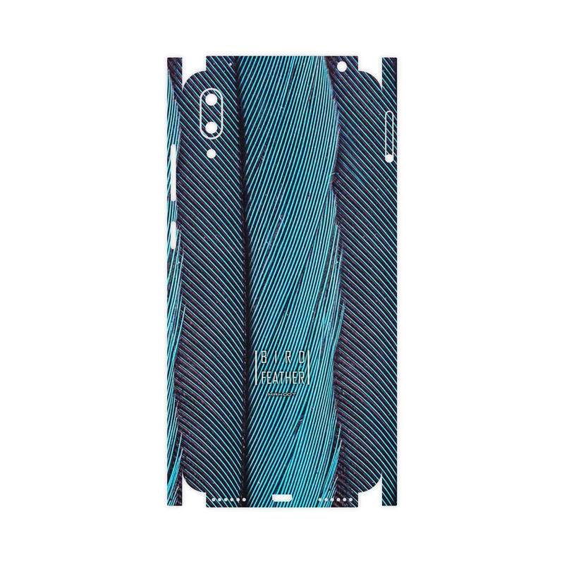 برچسب پوششی ماهوت مدل Turquoise feathers-FullSkin مناسب برای گوشی موبایل هوآوی Y7 Pro 2019