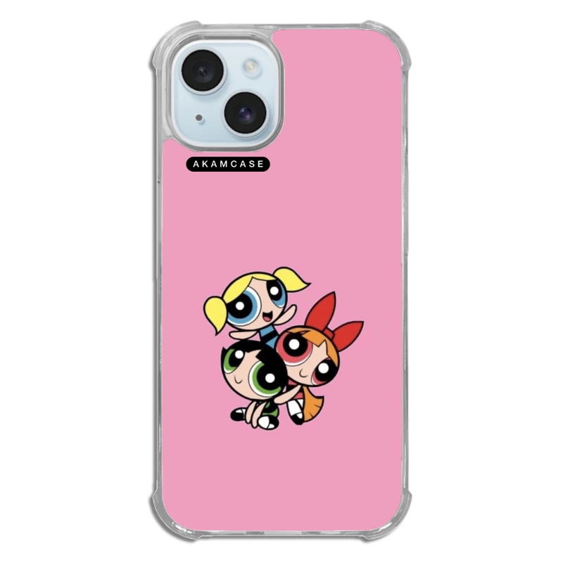 کاور آکام مدل AMCWTA15-POWERPUFF GIRLS11 مناسب برای گوشی موبایل اپل iPhone 15