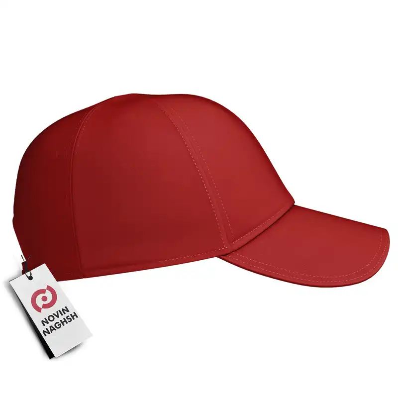 کلاه کپ نوین نقش مدل کتان ساده