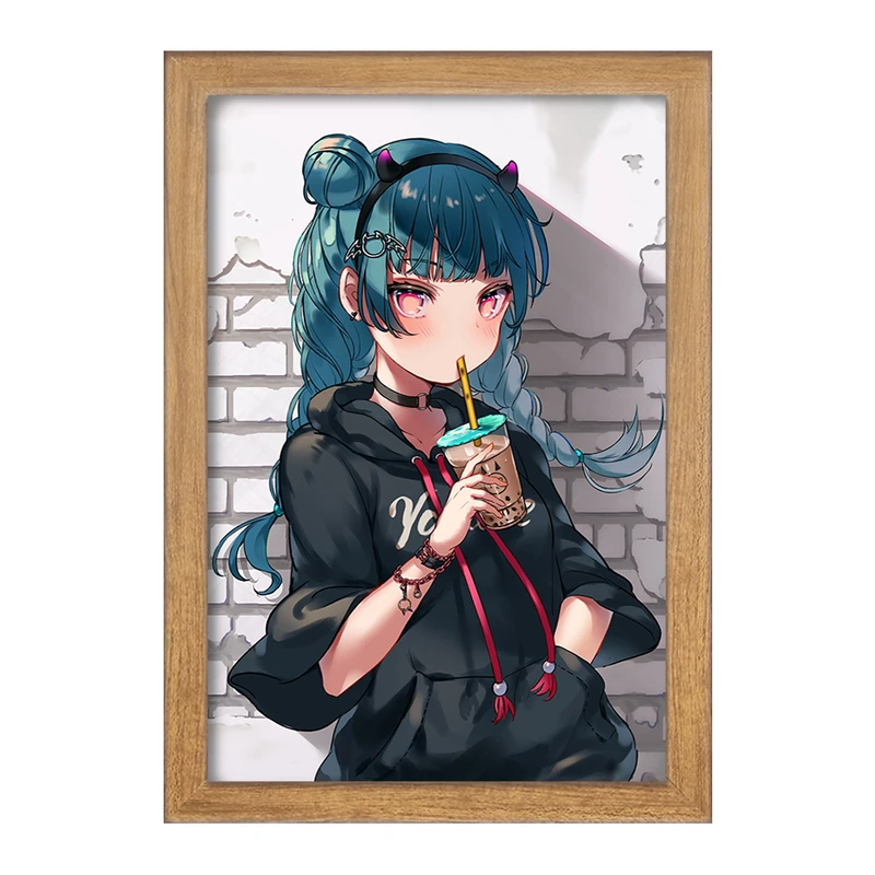 تابلو خندالو مدل یوشیکو انیمه لاو لایو Love Live  کد 18305