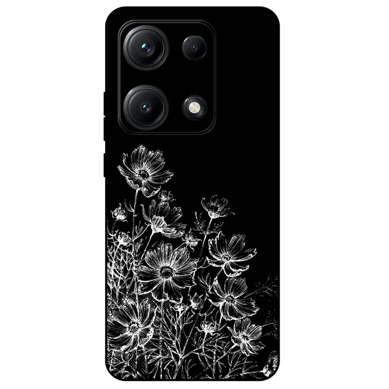 کاور مگافون طرح گل مدل 7274 مناسب برای گوشی موبایل شیائومی Redmi Note 14S