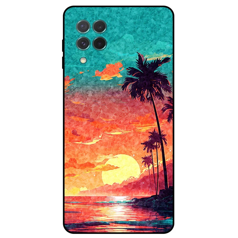 کاور مگافون طرح تابستان مدل 8000 مناسب برای گوشی موبایل سامسونگ Galaxy M62 / F62          