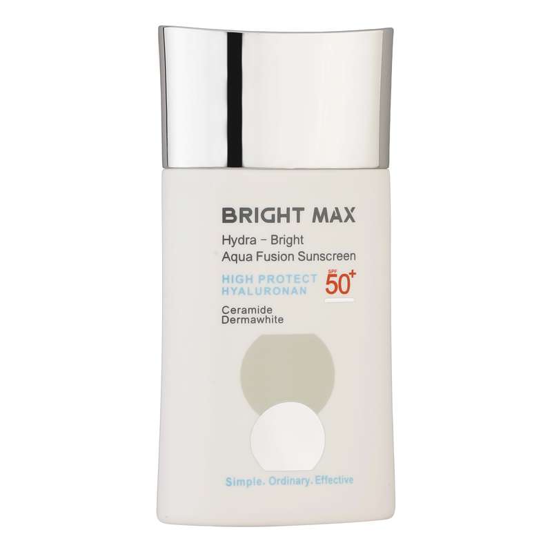 فلوئید ضد آفتاب بی رنگ برایت مکس SPF 50 مدل هیدرابرایت مناسب انواع پوست حجم 50 میلیلیتر فلوئید ضد آفتاب بی رنگ برایت مکس SPF 50 مدل هیدرابرایت مناسب انواع پوست حجم 50 میلیلیتر