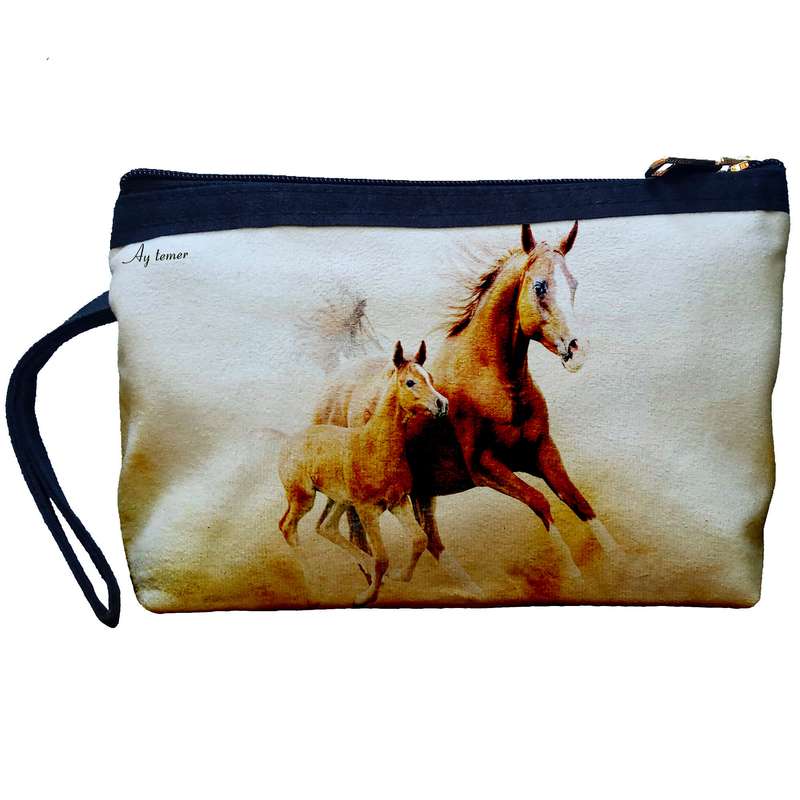 کیف لوازم آرایش زنانه آی تمر مدل اسب کد 247